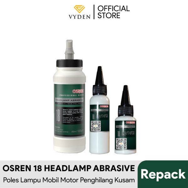 Osren Headlamp Abrasive 18 paket repack