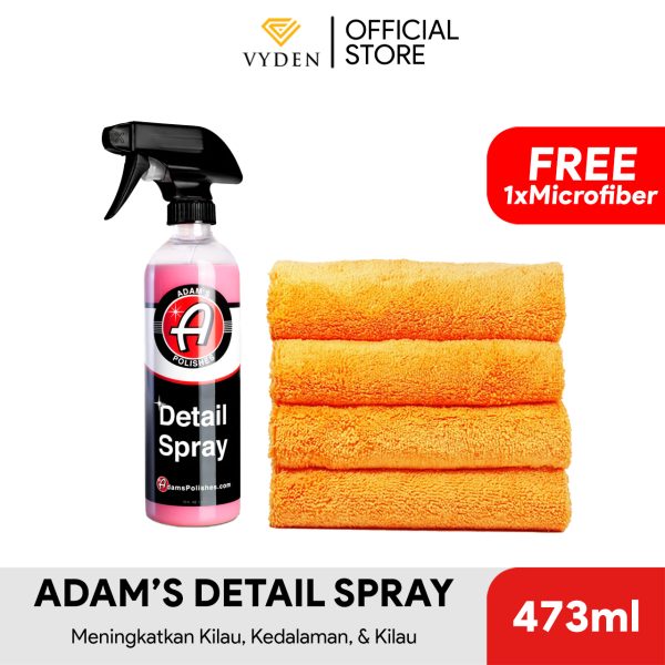 ADAMS Detail Spray 473ml FREE MF