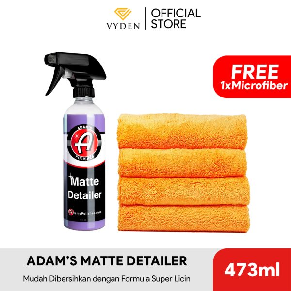 ADAMS Matte Detailer 473ml FREE MF