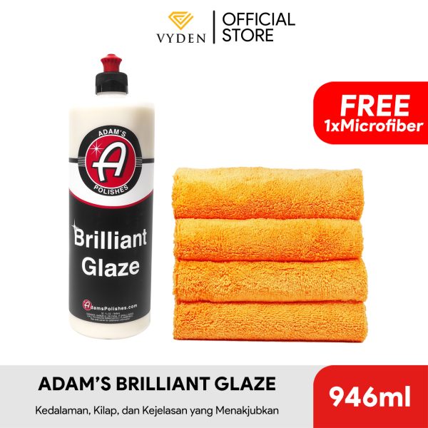 Adams Brilliant Glaze 946ml FREE MF